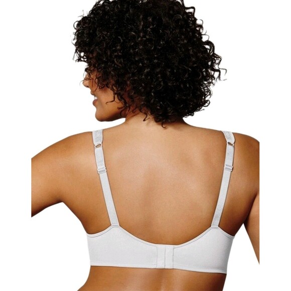 Playtex 40DDD Love My Curves Balconette Underwire Bra 4823 Molded Cups White NWT - Picture 2 of 11